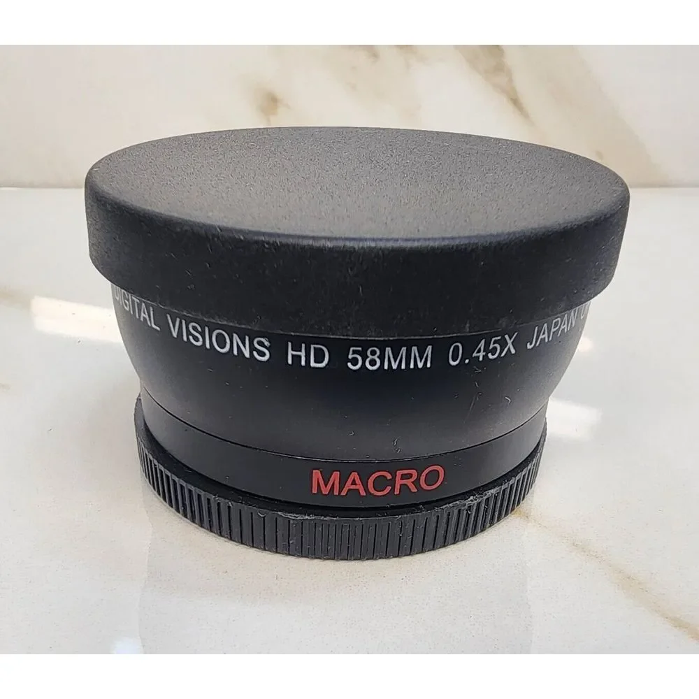 Digital Visions Professional Lens VLC4558B .45x Wide Angle 58mm Thread BLACK